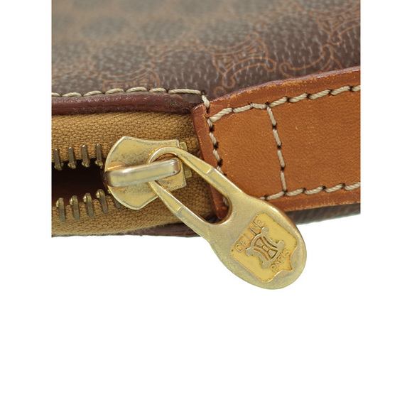 Celine Macadam Pattern 2way Handbag Brown - Picture 8 of 9